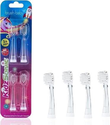 Image du produit Brush-Baby KidzSonic Rocket and Unicorn Replacement Brush Heads Age 3