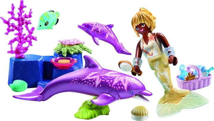 Productafbeelding Playmobil 71501 Zeemeermin met dolfijnen (71501, Playmobil prinses magie)