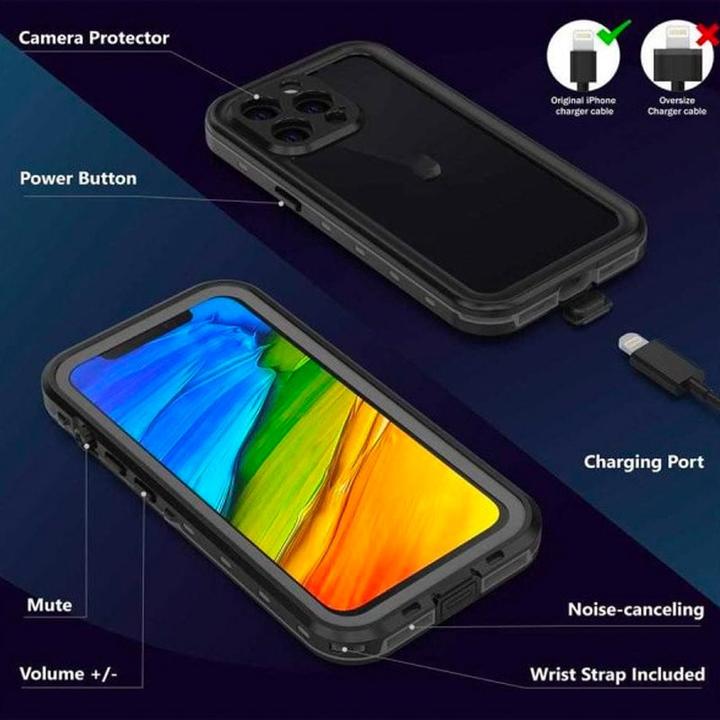 Actual product image Redpepper iPhone 13 Pro Waterproof protective case IP68 (Apple iPhone 13 Pro)