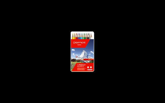 Actual product image Caran d'Ache Prismalo Aquarelle Metallschachtel (Multicoloured, 12 x)