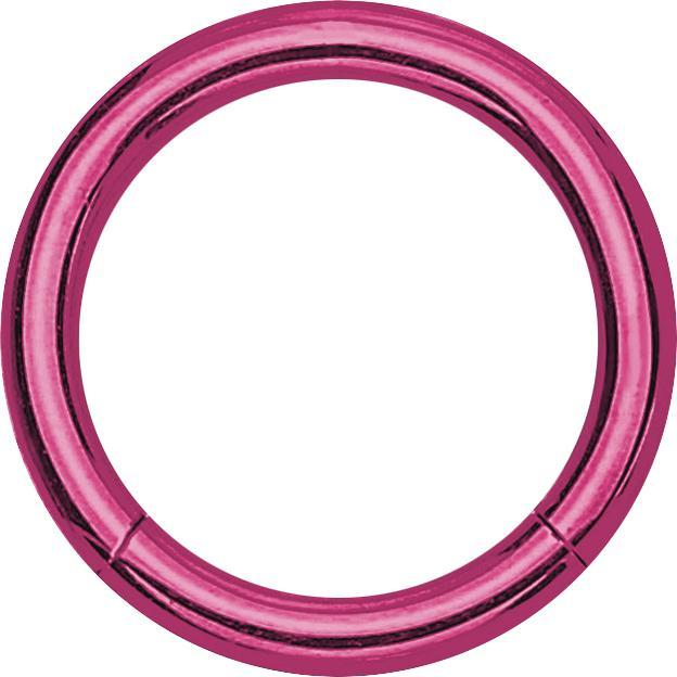 Produktbild Star Piercing Segmentring pink (ohne Messing, Chirurgenstahl 316L)