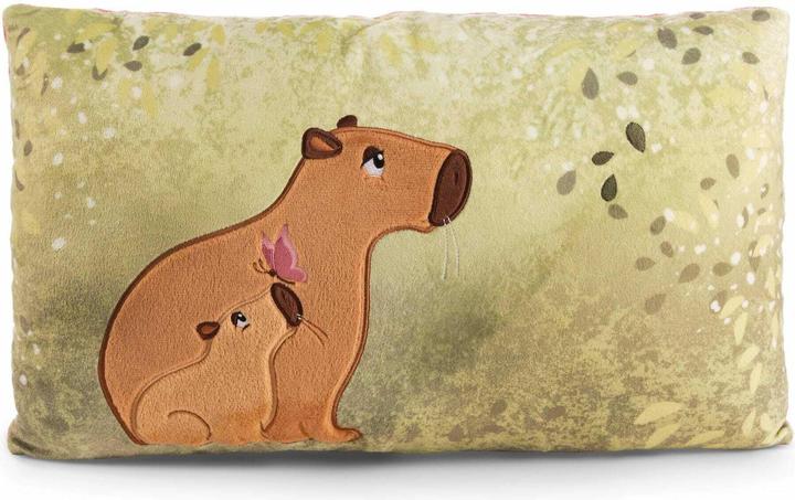 Produktbild NICI 61226 Kissen Capybara Capy-Barbara 43x25cm GREEN (43 x 25 cm)