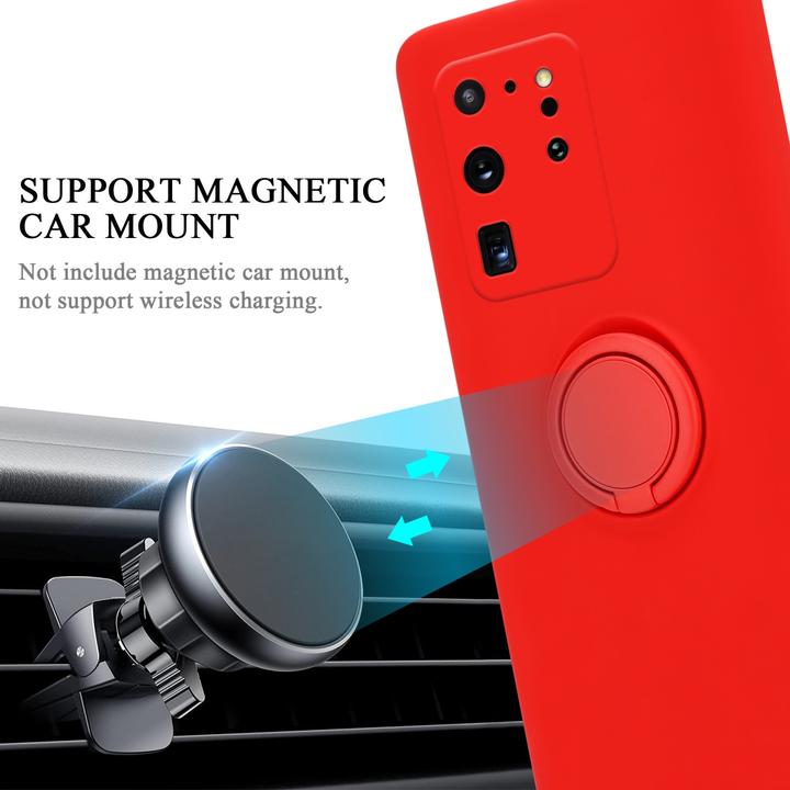 Actual product image Cadorabo TPU Liquid Ring Silicone Case Cover (Samsung Galaxy S20 Ultra)