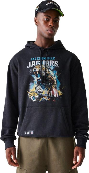 Actual product image New Era Oversized Hoody - PREMIUM Jacksonville Jaguars - L (L)