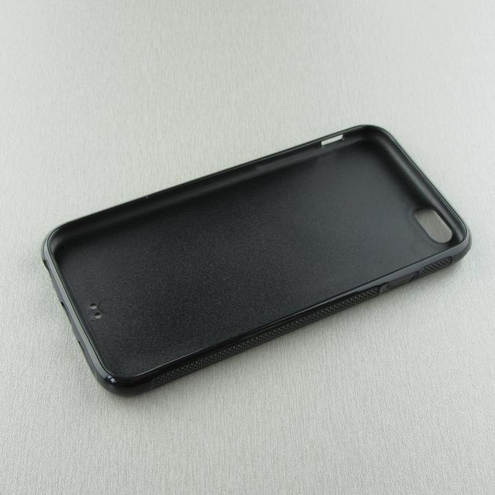 Produktbild PhoneLook Hülle Silikon schwarz Red Blue Cat Glasses (Apple iPhone 6)