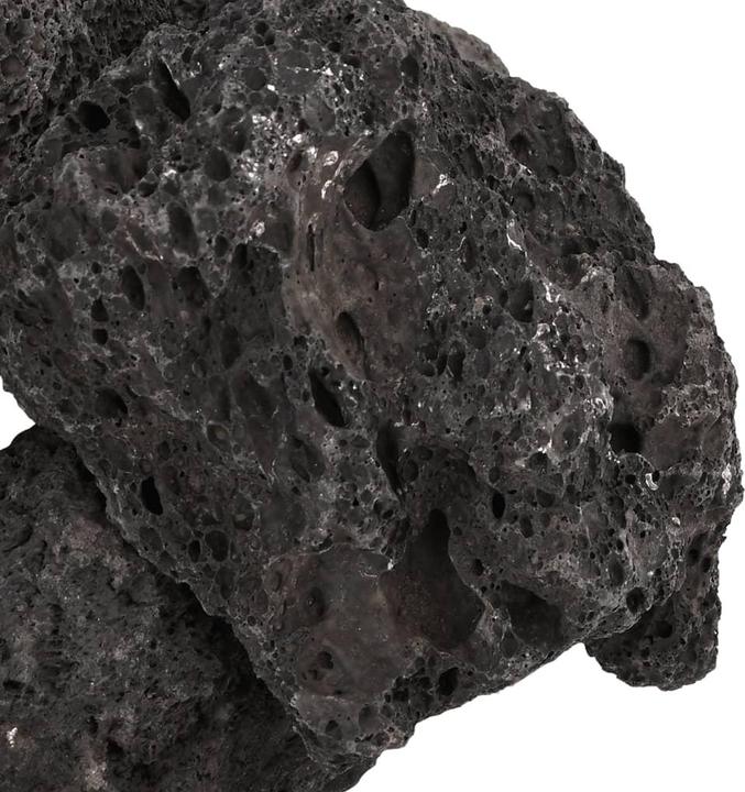 Actual product image VidaXL Lava granulate Lava mulch Lava stone Aquarium mulch Gravel black 25kg 10-30cm (Embellishment, other items)