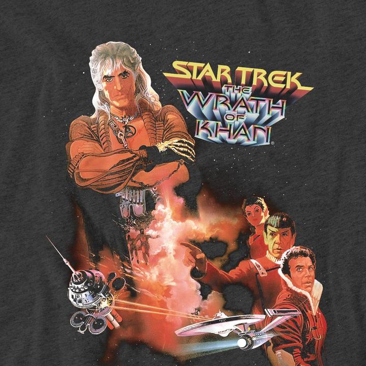 Actual product image Unisex Adult Wrath of Khan T-Shirt (L)