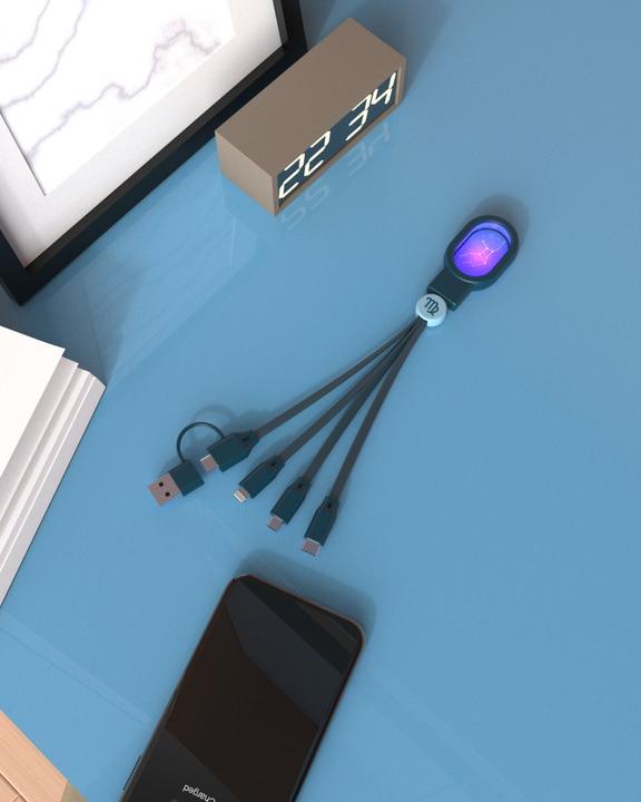Produktbild MOB Universal Ladekabel 4in1 - Sternzeichen Schütze (USB 4.0)