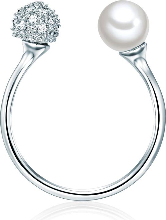 Immagine prodotto Lulu & Jane Donna ottone zirconia cubica conchiglia perla argento - 29445 (58)