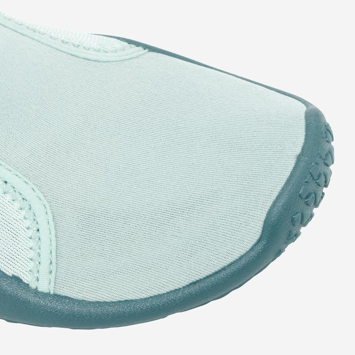Actual product image Subea Women's/men's elasticated aqua shoes 120 light green (40)