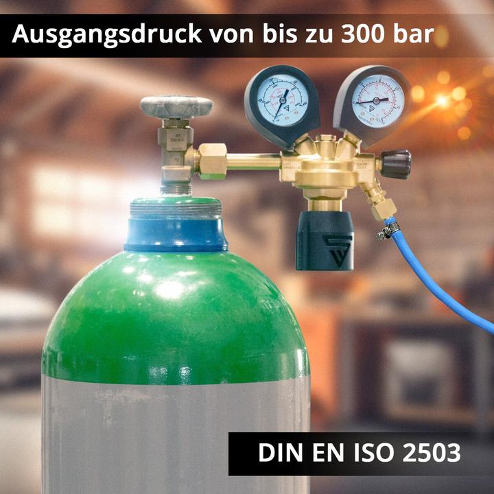 Produktbild Stahlwerk Druckminderer ST-300 Pro bis 300 bar für Standard-Gasflaschen DIN EN