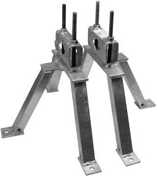 Televes Wall bracket for poles up to 89 mm WA 440 (Various)