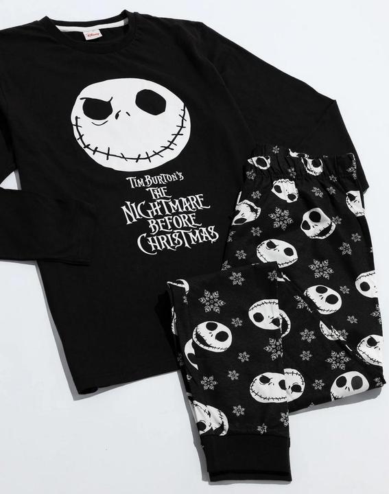 Immagine prodotto Dick Smith Set pigiama lungo Jack Skellington per ragazzi (146, 152)
