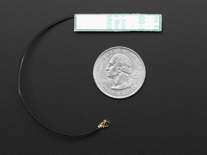 Image du produit Adafruit Mini antenne WiFi flexible 2.4GHz avec connecteur uFL 100mm (Antenne)