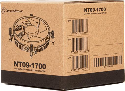 Immagine prodotto Silverstone SST-NT09-1700 - Dissipatore per CPU a basso profilo Nitrogon per Intel LGA 1700 (45 mm)