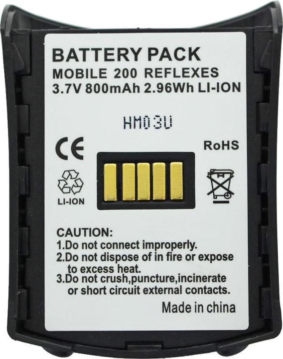 Actual product image Alcatel Reflexes 200 battery, 3BN67137AA