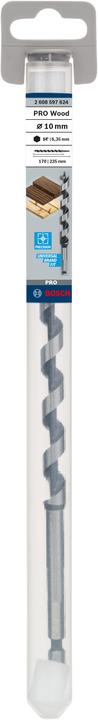 Produktbild Bosch Professional Zubehör PRO Wood Holzschlangenbohrer, 10 x 170 x 235 mm (6.35 mm)