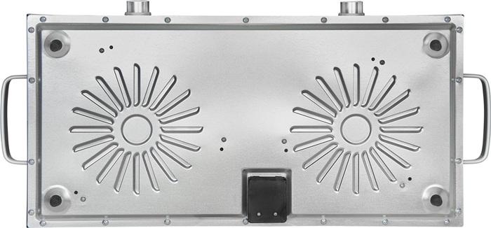 Actual product image Gutfels Glass ceramic double hotplate