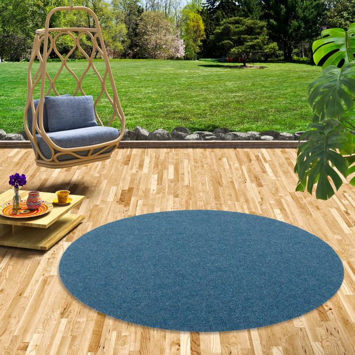 Produktbild Snapstyle Kunstrasen Rasenteppich mit Noppen Kingston Rund (133 x 133 cm)
