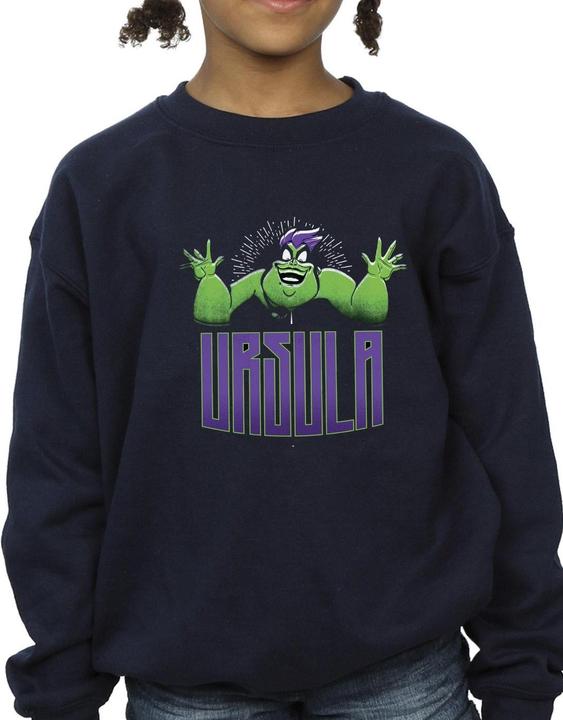 Actual product image Disney Girls Villains Ursula Green Sweatshirt (152, 158)