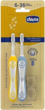 Image du produit Chicco Brosse à dents pour 6-36 mois Indigo 2 pièces (2 x)