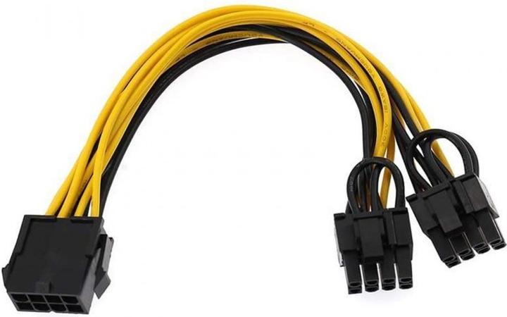 Immagine prodotto PowerGuard Cavo di alimentazione per schede grafiche PCI-E da 8 pin a 2x 8 pin (6+2 pin) 20cm