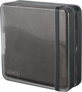 Actual product image Banale Soft microfibre cloth with container for sports and travel (13 x 4.5 x 13 cm)
