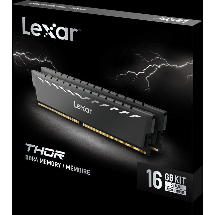 Actual product image Lexar Thor (2 x 8GB, 3200 MHz, DDR4-RAM, U-DIMM)
