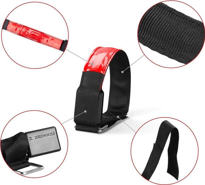 Immagine prodotto Stride Aufladbares USB Leuchtarmband für Kinder / Erwachsene zum Sport