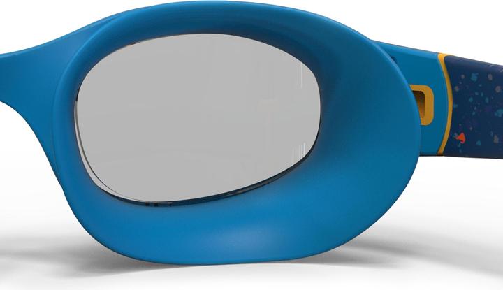Produktbild Nabaiji Schwimmbrille kleine Grösse klar - Soft blau/gelb (S)