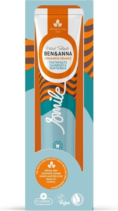 Actual product image Ben & Anna BEN&ANNA Natural Toothpaste naturalna pasta do zębów Pomarańcza z Cynamonem 75ml (75 ml)