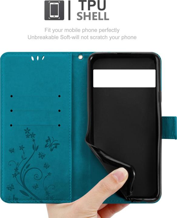 Image du produit Cadorabo Pochette Flower Book (Google Pixel 6 Pro)
