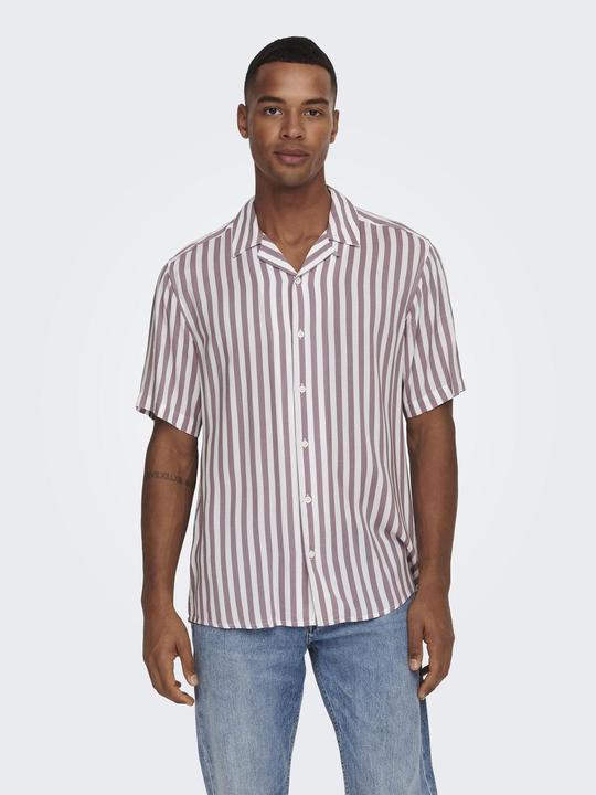 Image du produit Only & Sons Chemise rayée à manches courtes (M)