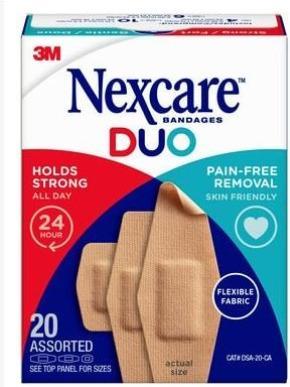 Actual product image Nexcare Pflaster Duo assortiert (20 x)