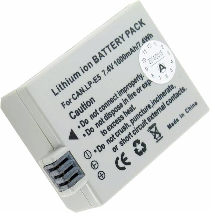Actual product image Canon Battery EOS-450D (Rechargeable battery)