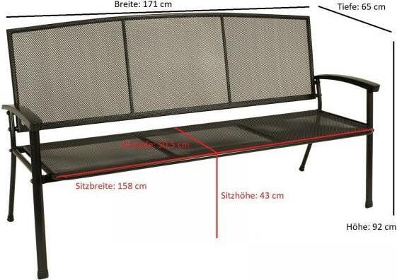 Image du produit Degamo Banc de jardin RIVO