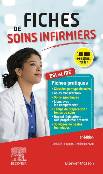Produktbild Fiches de soins infirmiers (Französisch, Hallouët Pascal, Malaquin-Pavan E., Eggers J., 2020)