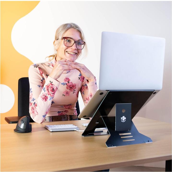 Produktbild R-Go Tools R-Go Laptopständer 10"-20" Max.5KG Alu Riser schwarz