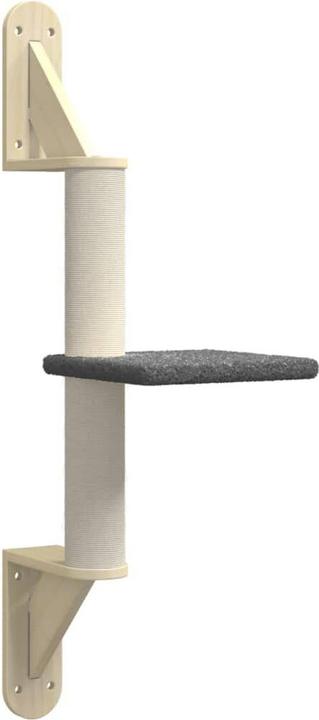 Actual product image VidaXL Scratching post with wall-mounted scratching post 85.5 cm (85.50 cm, Dark grey)