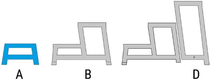 Actual product image Zarges Single step stool AMA 'A' Modular Step (Scaffolding, 20 cm)