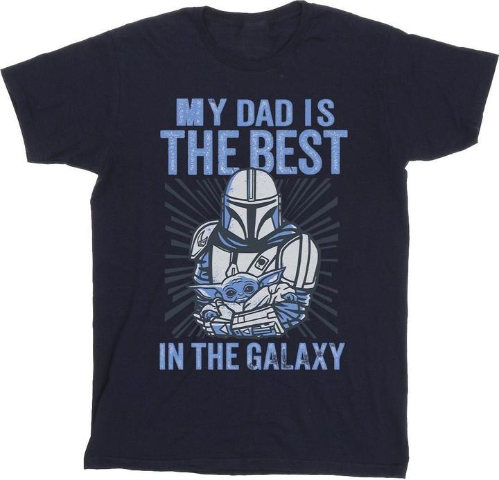 Produktbild Star Wars Mandalorian Best Dad TShirt Mädchen (140, 146)