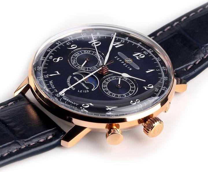 Actual product image Zeppelin LZ129 Hindenburg moon phase (Chronograph, 40 mm)