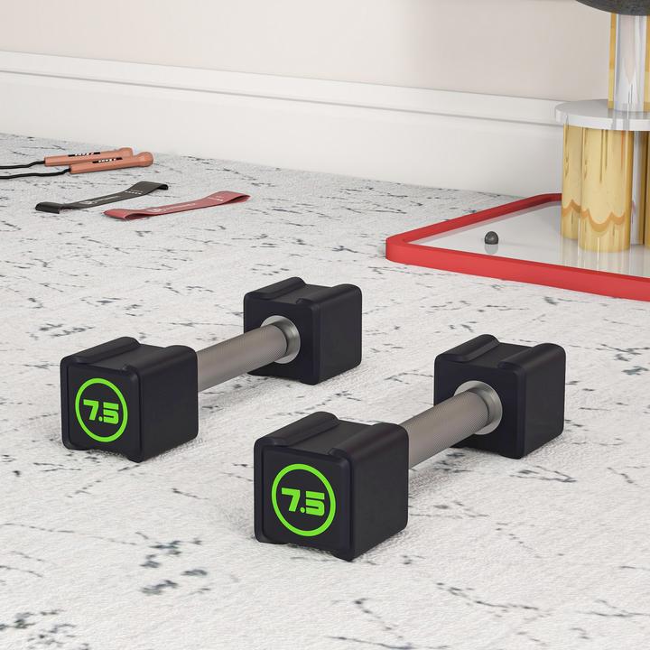 Actual product image SportNow Dumbbells in a set of 2 with 7.5 kg each (2 x 7.5 kg)