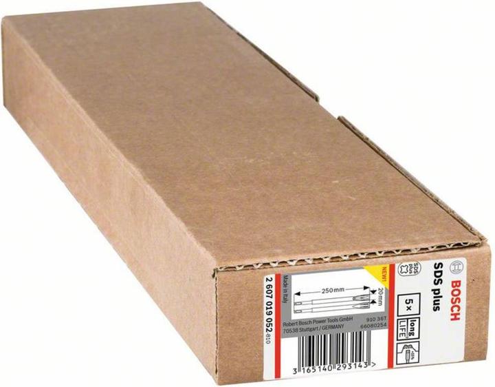 Produktbild Bosch Professional Zubehör PRO SDS plus-5C Flachmeissel-Set, 20 x 250 mm (20 mm)