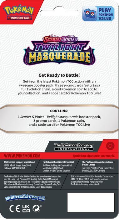 Actual product image Pokémon Twilight Masquerade (English, Blister pack)