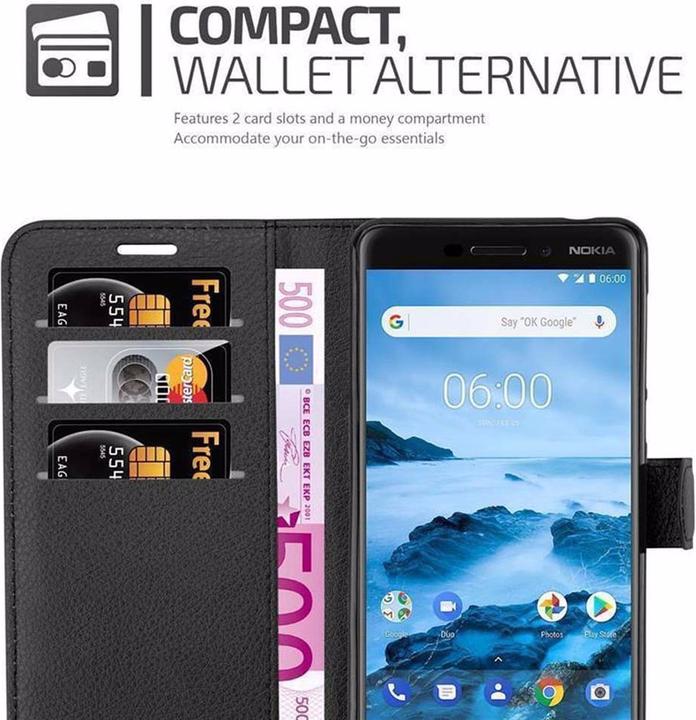 Produktbild Cadorabo Book mit Standfunktion Cover (Nokia 6.1)