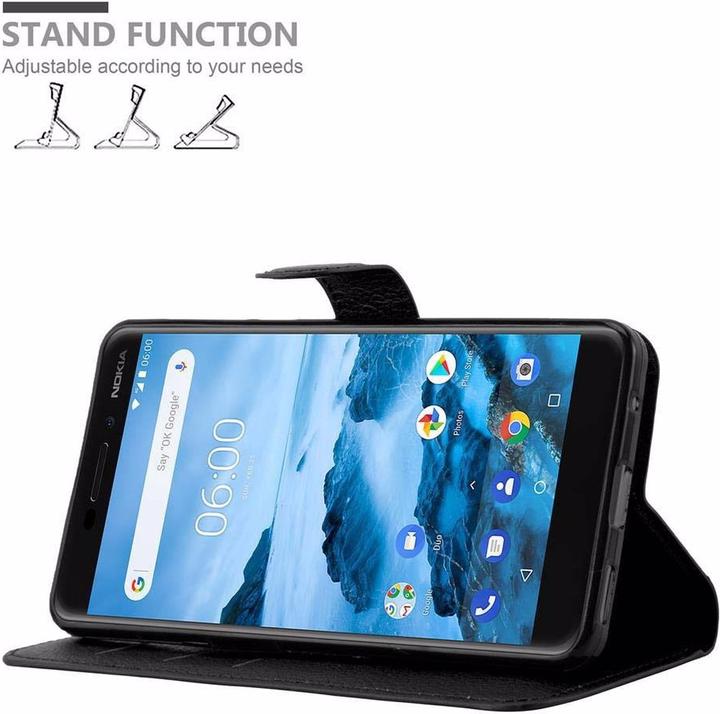 Produktbild Cadorabo Book mit Standfunktion Cover (Nokia 6.1)