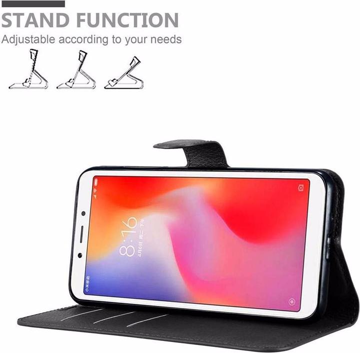 Produktbild Cadorabo Book mit Standfunktion Cover (Xiaomi Redmi 6)