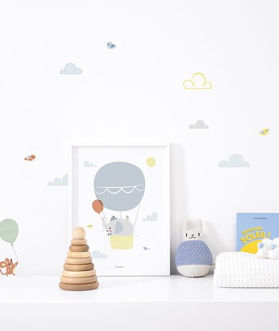 Produktbild Lilipinso Poster Elefant mit Rahmen (30 x 40 cm)