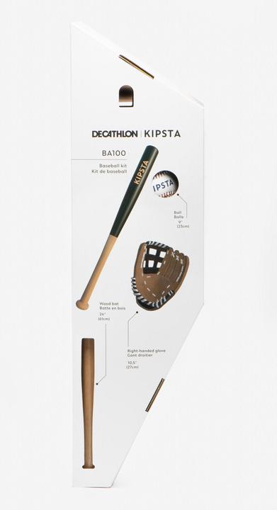 Immagine prodotto Kipsta Set da baseball per bambini - BA100G Lite (24.02")
